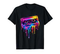 Cassette rétro aux Couleurs Vives des années 80 T-Shirt