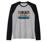 Cassette rétro Best of 70's 70's Party Manche Raglan