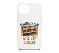 Cassette rétro en Relief sur l'ensemble d'entre eux Coque pour iPhone 13