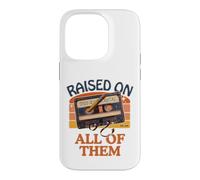 Cassette rétro en Relief sur l'ensemble d'entre eux Coque pour iPhone 14 Pro