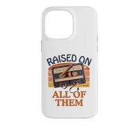 Cassette rétro en Relief sur l'ensemble d'entre eux Coque pour iPhone 14 Pro Max