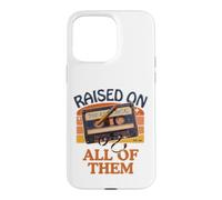 Cassette rétro en Relief sur l'ensemble d'entre eux Coque pour iPhone 15 Pro Max