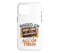 Cassette rétro en Relief sur l'ensemble d'entre eux Coque pour iPhone 16 Pro Max