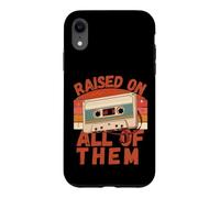 Cassette rétro en Relief sur l'ensemble d'entre eux Coque pour iPhone XR