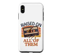 Cassette rétro en Relief sur l'ensemble d'entre eux Coque pour iPhone XS Max