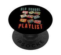 Cassette Retro Old School Playlist 80s Classic Mixtape PopSockets PopGrip Adhésif