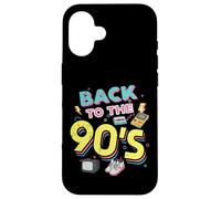 Cassette rétro « Old School » pour Femmes, Hommes et Enfants, Retour aux années 90 Coque pour iPhone 16