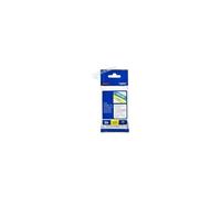 Cassette ruban Brother TZe-135 12 mm 8 m laminé blanc sur transparent