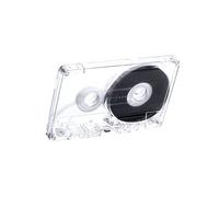Cassette sonore transparente 45 min/60 min/90 min Option de capture de son visuel clair pour studio de musique