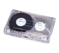 Cassette standard vierge avec revêtement magnétique pour projets audio analogiques nécessitant des options de temps d'enregistrement flexibles (45 minutes)