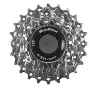 Cassette Sunrace CS-R63 7 Vitesses 12-24T Argent Nickel Vélo De Route Hybride
