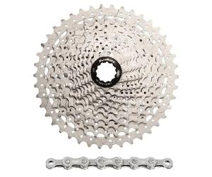 Cassette Sunrace CSMS3/CN10A Shimano 10V 11-40DTS Argenté