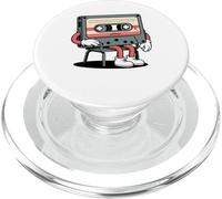 Cassette Tap Player Retro Music Vintage Musicien Old Mixtape PopSockets PopGrip pour MagSafe