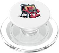 Cassette Tap Player Retro Music Vintage Musicien Old Mixtape PopSockets PopGrip pour MagSafe