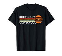 Cassette Tape 80s and 90s Retro Music Keeping it old school T-Shirt