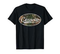 Cassette Tape Camouflage Retro Music Lover Design T-Shirt