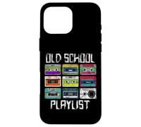 Cassette Tape Music Retro 80s Playlist Coque pour iPhone 16 Pro Max