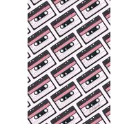 Cassette Tape Notebook: Funny Retro Mix Tape Lined Journal, The Perfect Novelty Nostalgic Music Gift for Anyone Who Loves Music - Pink White