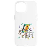 Cassette Tape - Rétro années 80 Throwback Vintage Party 80s Musique Coque pour iPhone 15