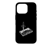 Cassette Tape Rewind Pen The Analog Age Nostalgie Coque pour iPhone 16 Pro