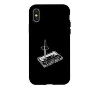 Cassette Tape Rewind Pen The Analog Age Nostalgie Coque pour iPhone X/XS