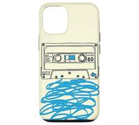 Cassette Tape Sketch Retro Mixtape Musique Esthétique Coque pour iPhone 12/12 Pro