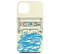 Cassette Tape Sketch Retro Mixtape Musique Esthétique Coque pour iPhone 13