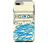 Cassette Tape Sketch Retro Mixtape Musique Esthétique Coque pour iPhone 7 Plus/8 Plus