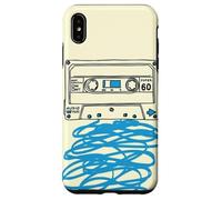 Cassette Tape Sketch Retro Mixtape Musique Esthétique Coque pour iPhone XS Max