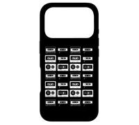 Cassette Tapes Audio Mixtapes Années 80 Musique Radio DJ Coque pour iPhone 17 Pro