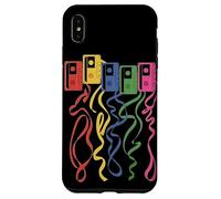 Cassette Tapes Vintage Pop Art Rétro Analogique Musique Lover Coque pour iPhone XS Max