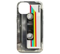 Cassette Transparente Vintage rétro Design 1980 Coque pour iPhone 14