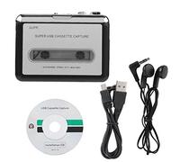 Cassette vers lecteur MP3, enregistreur de cassette audio vocal personnel portable Convertisseur de bande numérique en MP3 Adaptateur de cassette USB, lecteur de bande capture la musique audio MP3 com