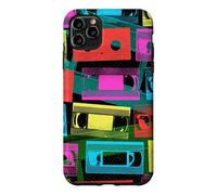 Cassette VHS - Couleurs Pop rétro des années 1980 Coque pour iPhone 11 Pro Max