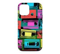 Cassette VHS - Couleurs Pop rétro des années 1980 Coque pour iPhone 12/12 Pro