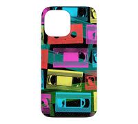 Cassette VHS - Couleurs Pop rétro des années 1980 Coque pour iPhone 13 Pro Max