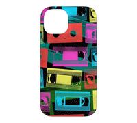 Cassette VHS - Couleurs Pop rétro des années 1980 Coque pour iPhone 14