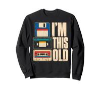 Cassette VHS Disquette I'm This Old Retro Tech Sweatshirt