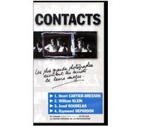 Cassette Vidéo Contacts-1 1.henri cartier-bresson, 2.william klein, 3.josef koudelka, 4. raymond depardon - Collectif - Centre National De La Photographie - Livre CD - Textes lus CD