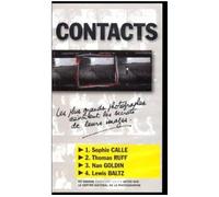 Cassette vidéo Contacts-4 1.sophie calle, 2.thomas ruff, 3.nan goldin, 4.lewis baltz - Jean-Pierre Krief - Centre National De La Photographie - Livre CD - Textes lus CD
