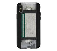 Cassette vidéo magnétoscope enregistreur années 80 90 rétro Coque pour iPhone X/XS