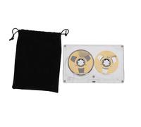 Cassette Vierge, 50 Minutes de Polarisation Normale Bobine à Bobine, Bande D'Enregistrement Sonore, Portable dans Une Boîte Transparente avec Papier, Enregistrement de Musique