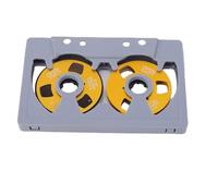 Cassette Vierge de 50 Minutes Bobine à Bobine, Petite Bobine Ouverte en métal Double Face, Bande Audio Vierge, Biais Normal, Bande d'enregistrement de 50 Minutes avec boîte de