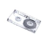 Cassette vierge de studio - 3 longueurs de temps visibles - Reproduction sonore claire pour interviews, conférences, pratique - Ruban transparent pour musiciens