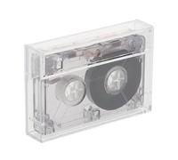 Cassette Vierge Mc-60 60 en Plastique, Enregistrement Clair, Blanc