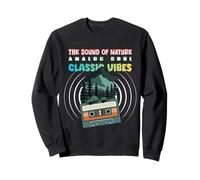 Cassette Vintage Nature Paysage Rétro Art Sweatshirt