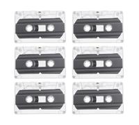 Cassettes Audio Vierges 30 Boîtier Rigide Lot de 6 en Plastique