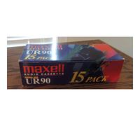 Cassettes de taille standard MAXELL Normal BIAS UR-90 (lot de 15)