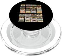 Cassettes - Rétro années 80 Throwback Vintage Party 80s Musique PopSockets PopGrip pour MagSafe
