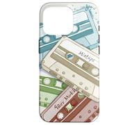 Cassettes rétro Aquarelle analogique Old School Mixtapes Coque pour iPhone 16 Pro